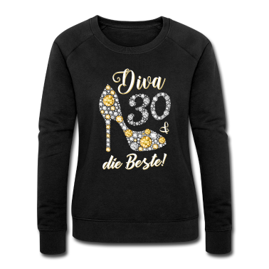Geschenk Freundin Geburtstag Pullover - Diva die Beste Diamanten Geschenk 30. Geburtstag