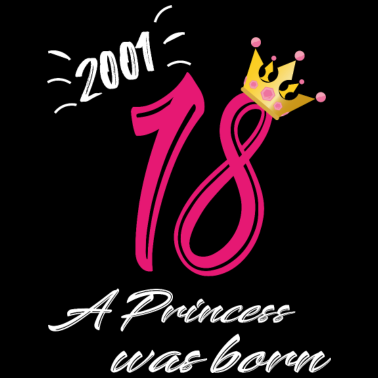 Motiv 18 Geburtstag,Jahrgang 2001,Mädchen,Frau,Freundin