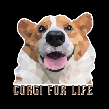 Motiv Corgi for life