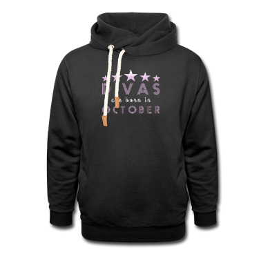 Geschenk Freundin Geburtstag Hoodie - Diva Oktober geboren Freundin Geburtstag Geschenk