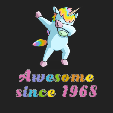 Motiv Dabbing Einhorn 1968 Freundin Geburtstag Geschenk