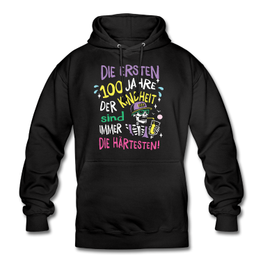 Geschenk Freundin Geburtstag Hoodie - Die ersten 100 Jahre Geburtstag Geschenk Mann Frau