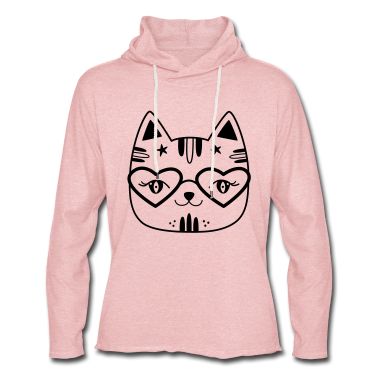 Geschenk Freundin Geburtstag Hoodie - Katze Comic Geschenk Freundin Geburtstag