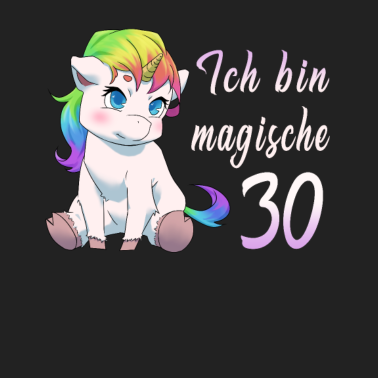 Motiv 30 Jahre Einhorn 30. Geburtstag Freundin Geschenk