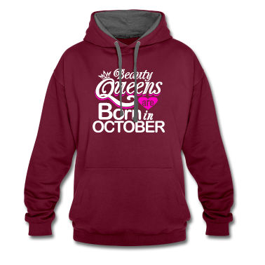 Geschenk Freundin Geburtstag Hoodie - Geburtstag Geschenk Oktober Freundin