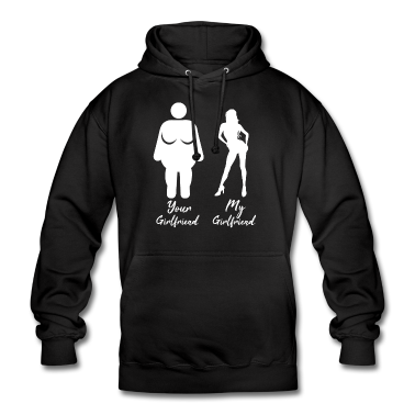 Geschenk Freundin Geburtstag Hoodie - Meine Freundin Deine Freundin Vergleich Fett Sexy