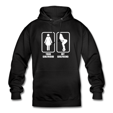 Geschenk Freundin Geburtstag Hoodie - Meine Freundin Deine Freundin Vergleich Sexy Figur