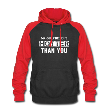 Geschenk Freundin Geburtstag Hoodie - Meine Freundin ist heißer als du