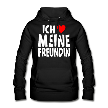 Geschenk Freundin Geburtstag Hoodie - Ich liebe meine Freundin