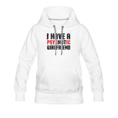 Geschenk Freundin Geburtstag Hoodie - Psycho Liebe Freundin Freund Geburtstag Geschenk