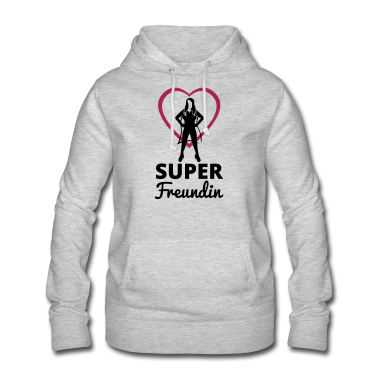 Geschenk Freundin Geburtstag Hoodie - Super Freundin