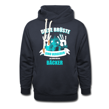Geschenk Freundin Geburtstag Hoodie - Freundin eines Bäckers.