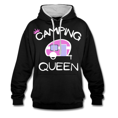 Geschenk Freundin Geburtstag Hoodie - Camping Queen Geschenkidee Geburtstag Freundin
