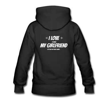 Geschenk Freundin Geburtstag Hoodie - Ich liebe meine Freundin