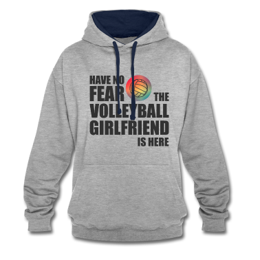 Geschenk Freundin Geburtstag Hoodie - Die Volleyball Freundin
