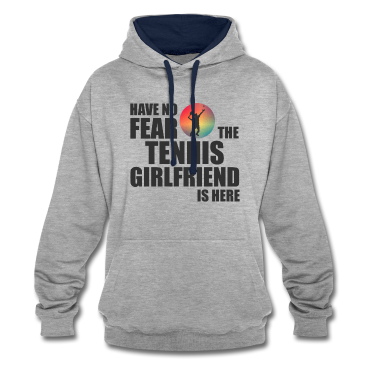 Geschenk Freundin Geburtstag Hoodie - Die Tennis Freundin