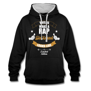 Geschenk Freundin Geburtstag Hoodie - Dies ist eine Rap Freundin