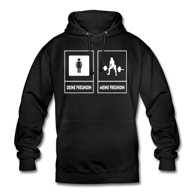 Geschenk Freundin Geburtstag Hoodie - Deine freundin Meine freundin Fitness Training