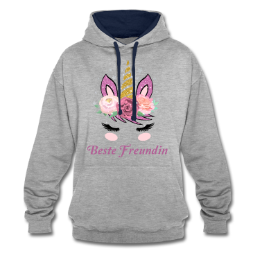 Geschenk Freundin Geburtstag Hoodie - Beste Freundin Geschenk für Damen und Mädchen