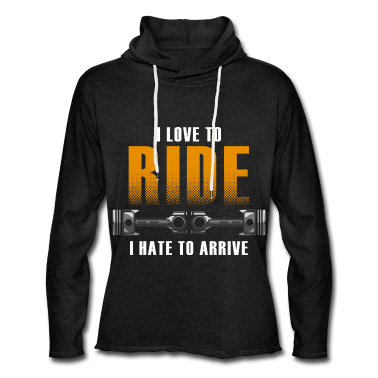 Geschenk Freundin Geburtstag Hoodie - Motorradfahren mit Freundin