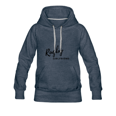Geschenk Freundin Geburtstag Hoodie - Rugby-Freundin.
