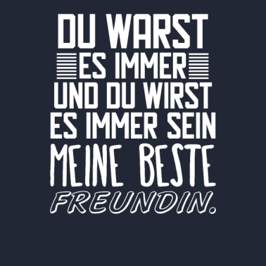 Motiv Meine beste Freundin. Geschenk für beste Freundin.