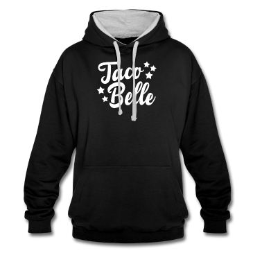 Geschenk Freundin Geburtstag Hoodie - Taco Belle mexikanisch fast food Freundin Geschenk