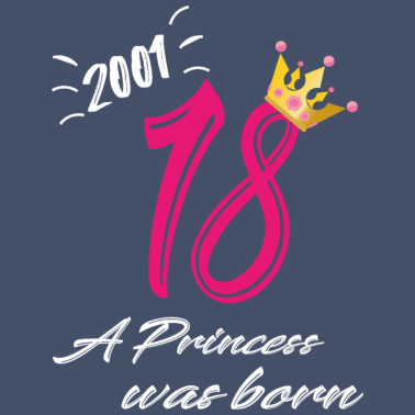 Motiv 18 Geburtstag,Jahrgang 2001,Mädchen,Frau,Freundin