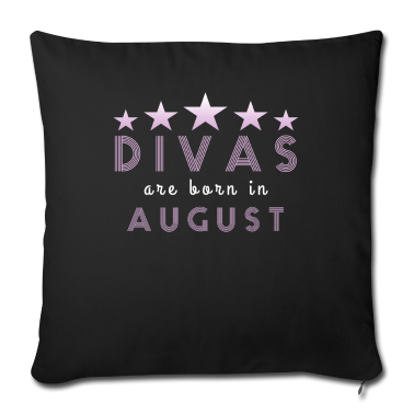 Geschenk Freundin Geburtstag Kissenbezug - Divas August geboren Freundin Geburtstag Geschenk