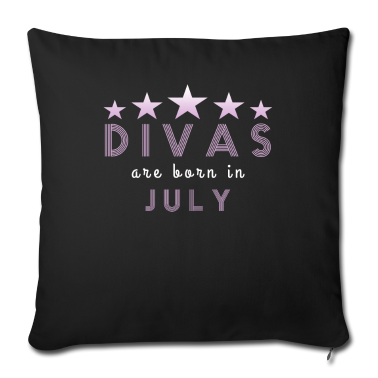Geschenk Freundin Geburtstag Kissenbezug - Divas im Juli geboren Freundin Geburtstag Geschenk