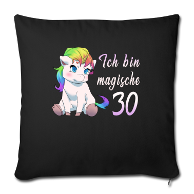 Geschenk Freundin Geburtstag Kissenbezug - 30 Jahre Einhorn 30. Geburtstag Freundin Geschenk