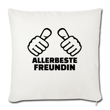 Geschenk Freundin Geburtstag Kissenbezug - Freundin