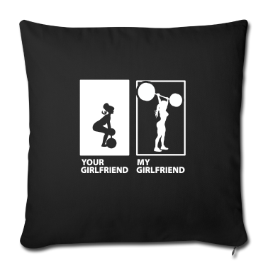 Geschenk Freundin Geburtstag Kissenbezug - Meine Freundin Deine Freundin Vergleich Fitness