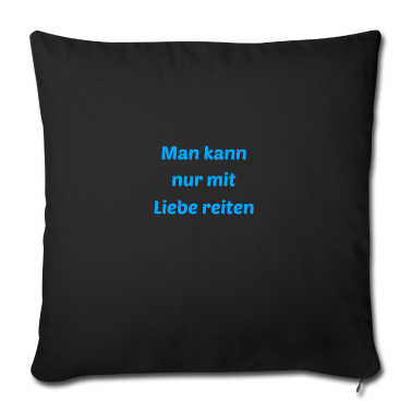 Geschenk Freundin Geburtstag Kissenbezug - Pferd Freundin Reiten Stall Reiter Liebe