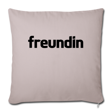 Geschenk Freundin Geburtstag Kissenbezug - freundin