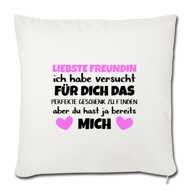Geschenk Freundin Geburtstag Kissenbezug - Freundin Geschenk für Geburtstag und Weihnachten