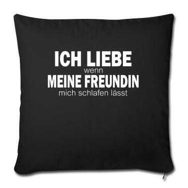 Geschenk Freundin Geburtstag Kissenbezug - Freundin Schlafen Lustig Geburtstag Partnerschaft