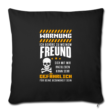 Geschenk Freundin Geburtstag Kissenbezug - Freund Freundin paar lustig Geschenk Geburtstag