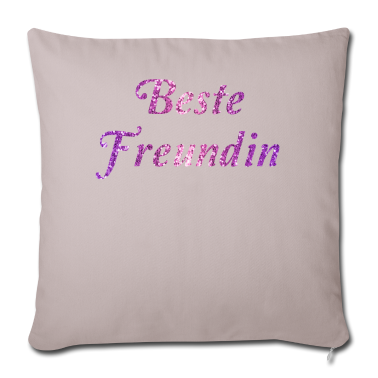 Geschenk Freundin Geburtstag Kissenbezug - Beste Freundin Geschenk für Damen und Mädchen