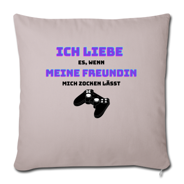Geschenk Freundin Geburtstag Kissenbezug - Ich liebe meine Freundin