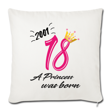 Geschenk Freundin Geburtstag Kissenbezug - 18 Geburtstag,Mädchen,Frau,Freundin,Geschenkidee
