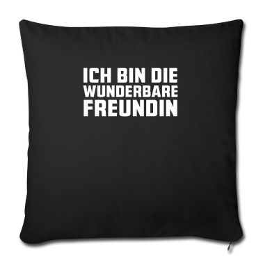 Geschenk Freundin Geburtstag Kissenbezug - Wunderbare Freundin