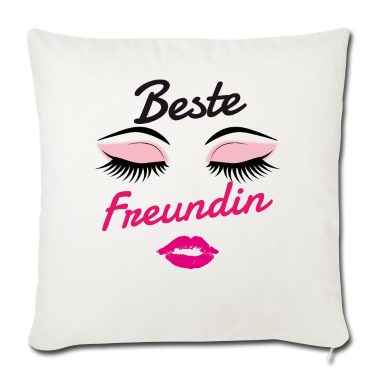 Geschenk Freundin Geburtstag Kissenbezug - Beste Freundin Geschenk für Damen und Mädchen