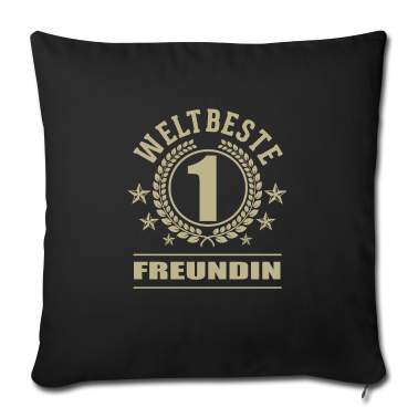 Geschenk Freundin Geburtstag Kissenbezug - Weltbeste Freundin