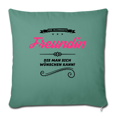 Geschenk Freundin Geburtstag Kissenbezug - freundin allerbeste