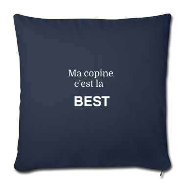 Geschenk Freundin Geburtstag Kissenbezug - Meine Freundin ist das BEST.