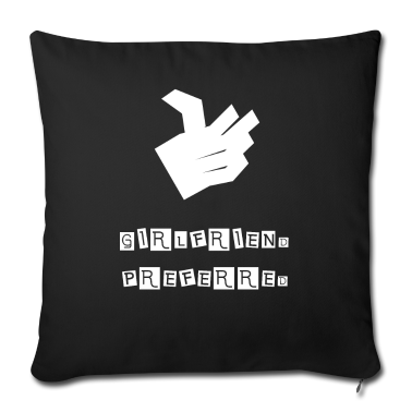 Geschenk Freundin Geburtstag Kissenbezug - Freundin bevorzugt