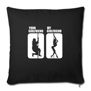 Geschenk Freundin Geburtstag Kissenbezug - Meine Freundin Deine Freundin Vergleich Sexy Tanz
