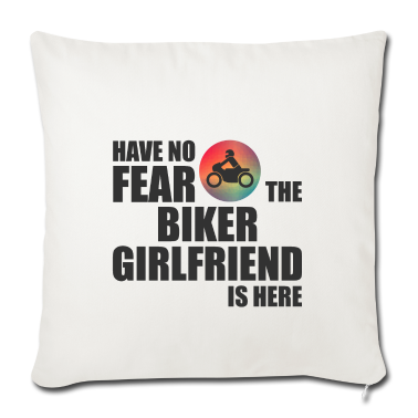 Geschenk Freundin Geburtstag Kissenbezug - Die Motorrad Freundin