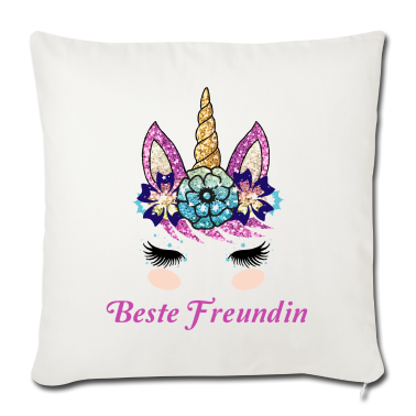 Geschenk Freundin Geburtstag Kissenbezug - Beste Freundin Geschenk für Damen und Mädchen